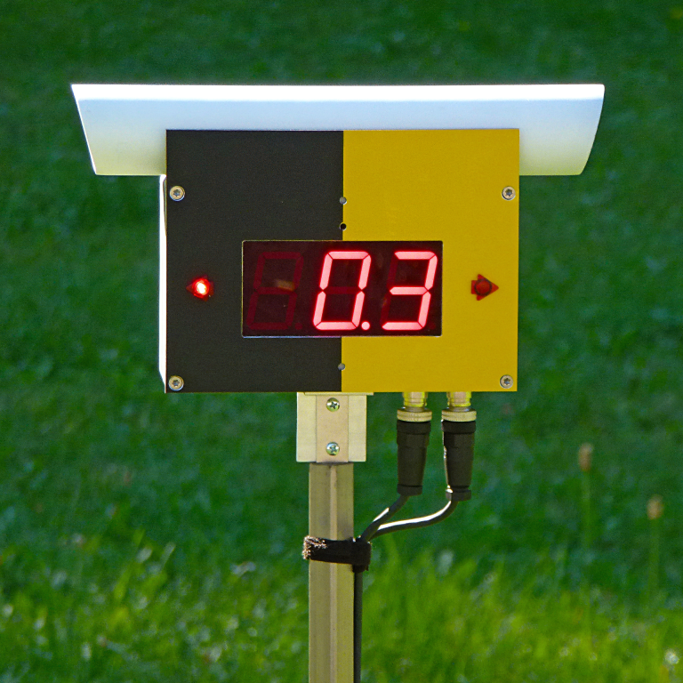 Digitales Windmesssystem Digitales Windmesssystem auf einer Stange